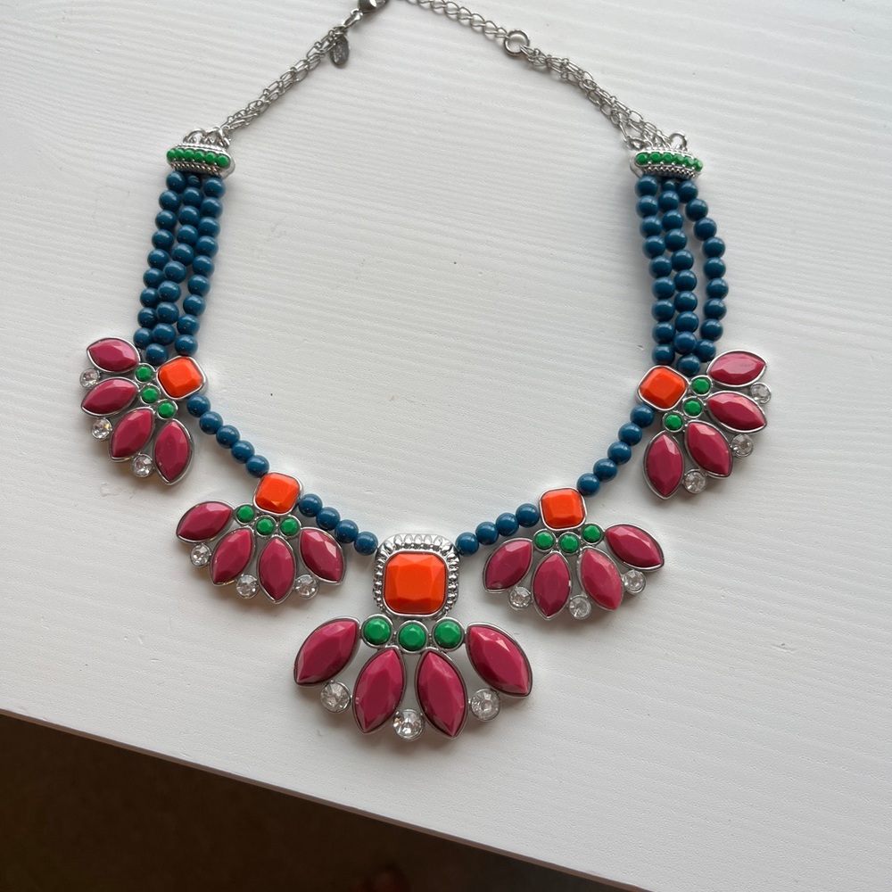 Lia Sophia Flamenco statement necklace.